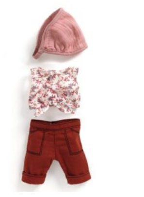 Pomea by DJECO - Tenue Burgundy pour Poupée Lovely