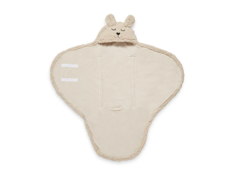 Jollein - Couverture portefeuille Bunny - Nougat