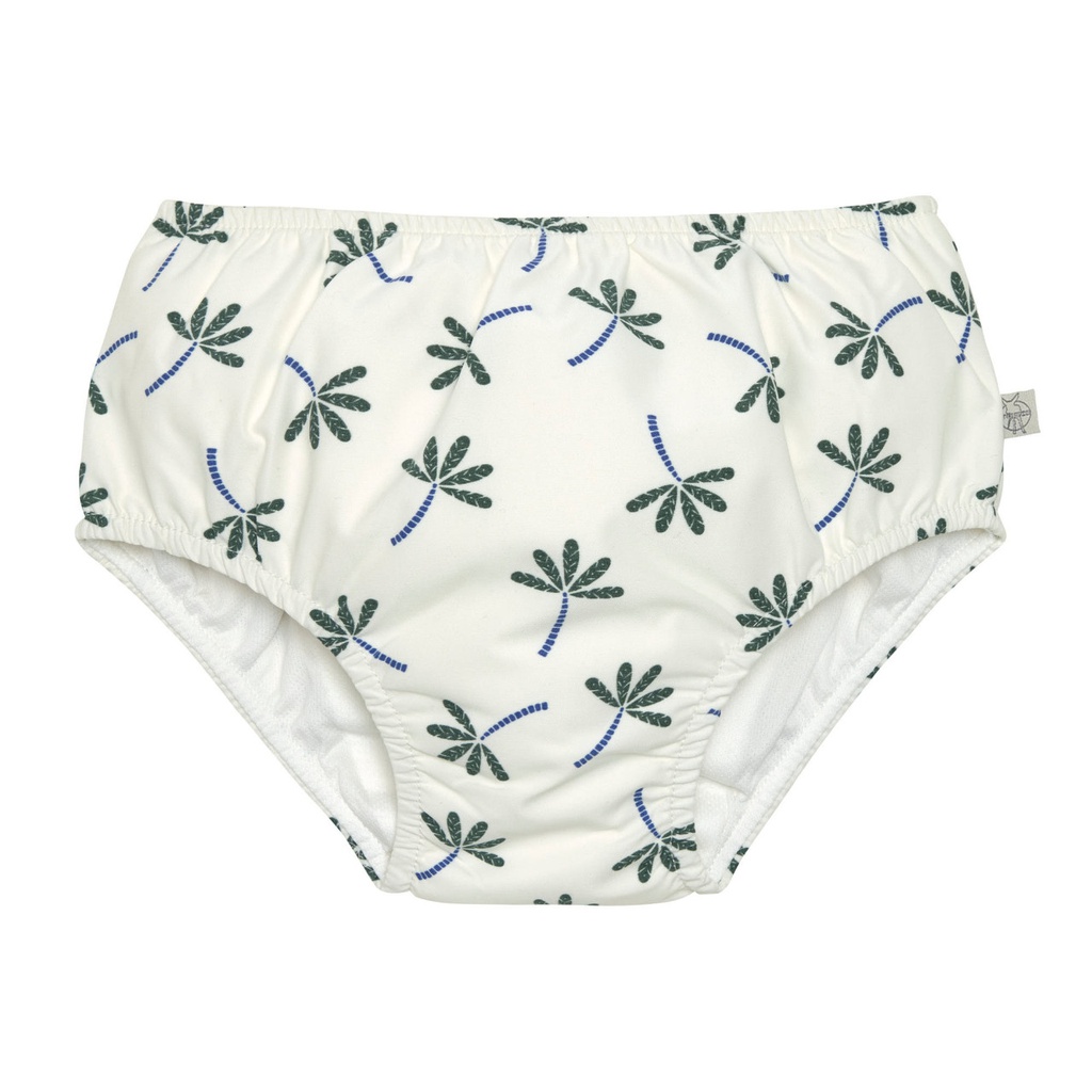 Lassig - Maillot de bain couche -25/36 mois  - Palmiers/blanc