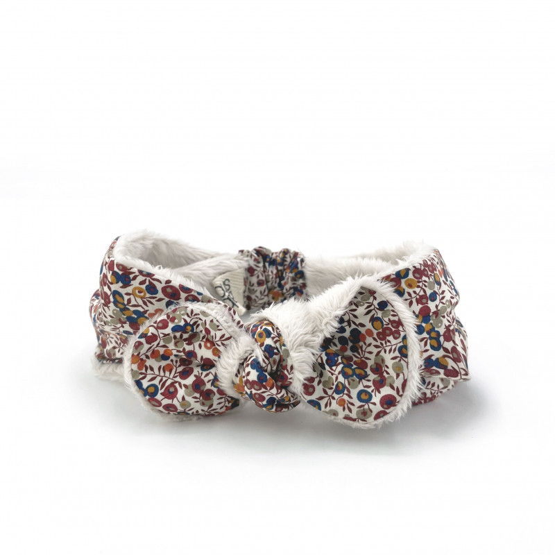 Babyshower - Turban polaire Bébé 0-1 mois - Liberty Wiltshire