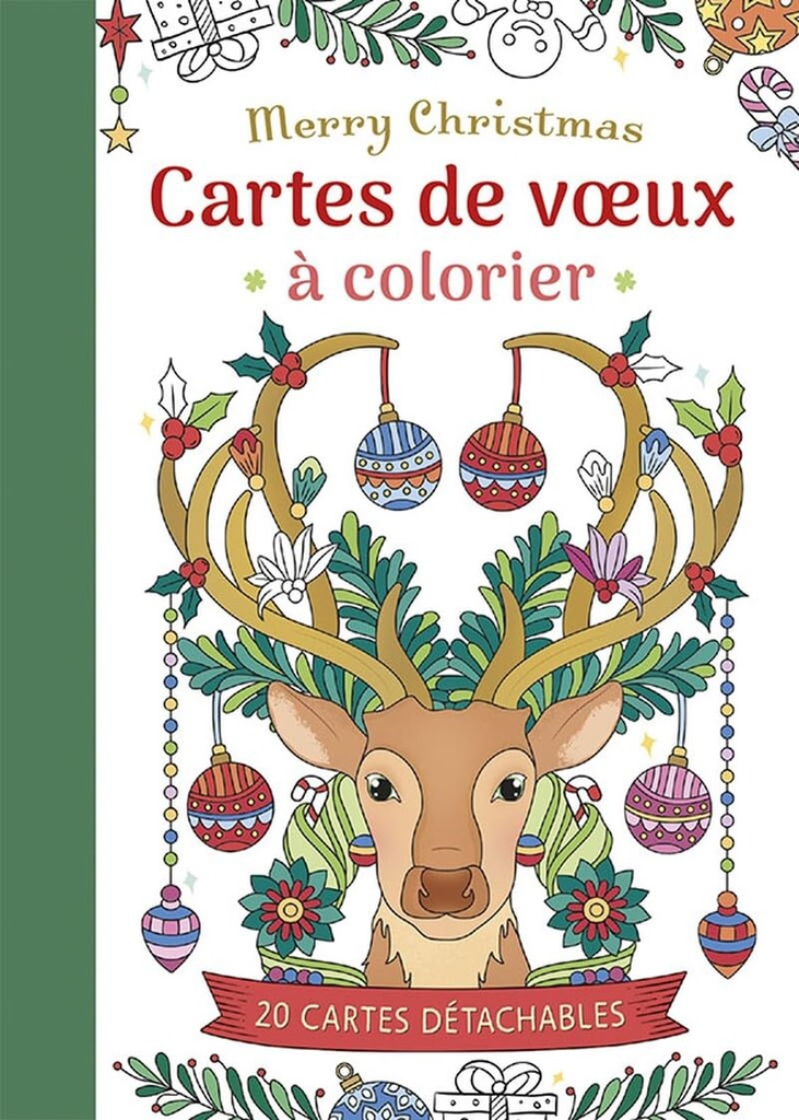 Chantecler - Cartes de voeux à colorier - Merry Christmas