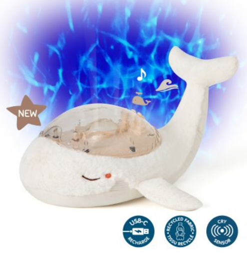 Cloud.B - Veilleuse Baleine Tranquil Whale rechargeable - Blanche