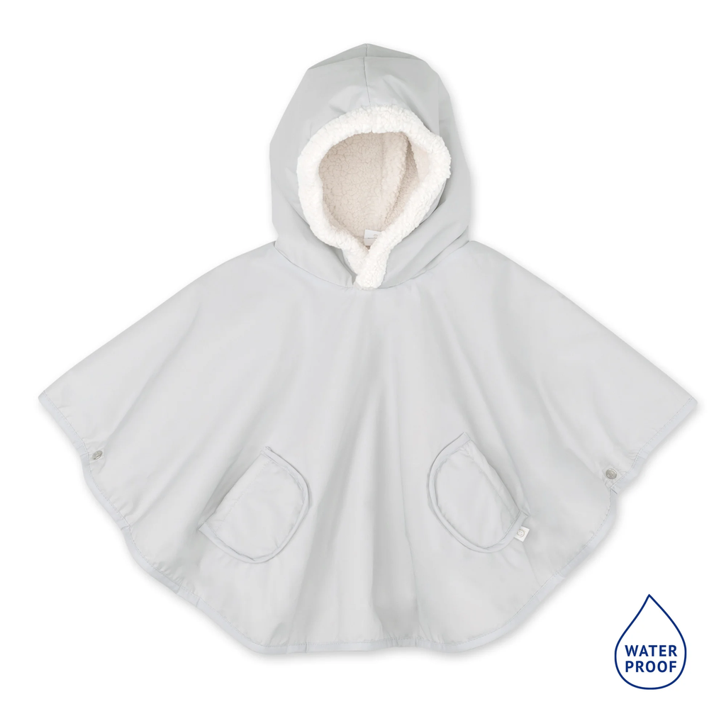Bemini - Poncho de Voyage 9-36m - Waterproof + Teddy - Plum