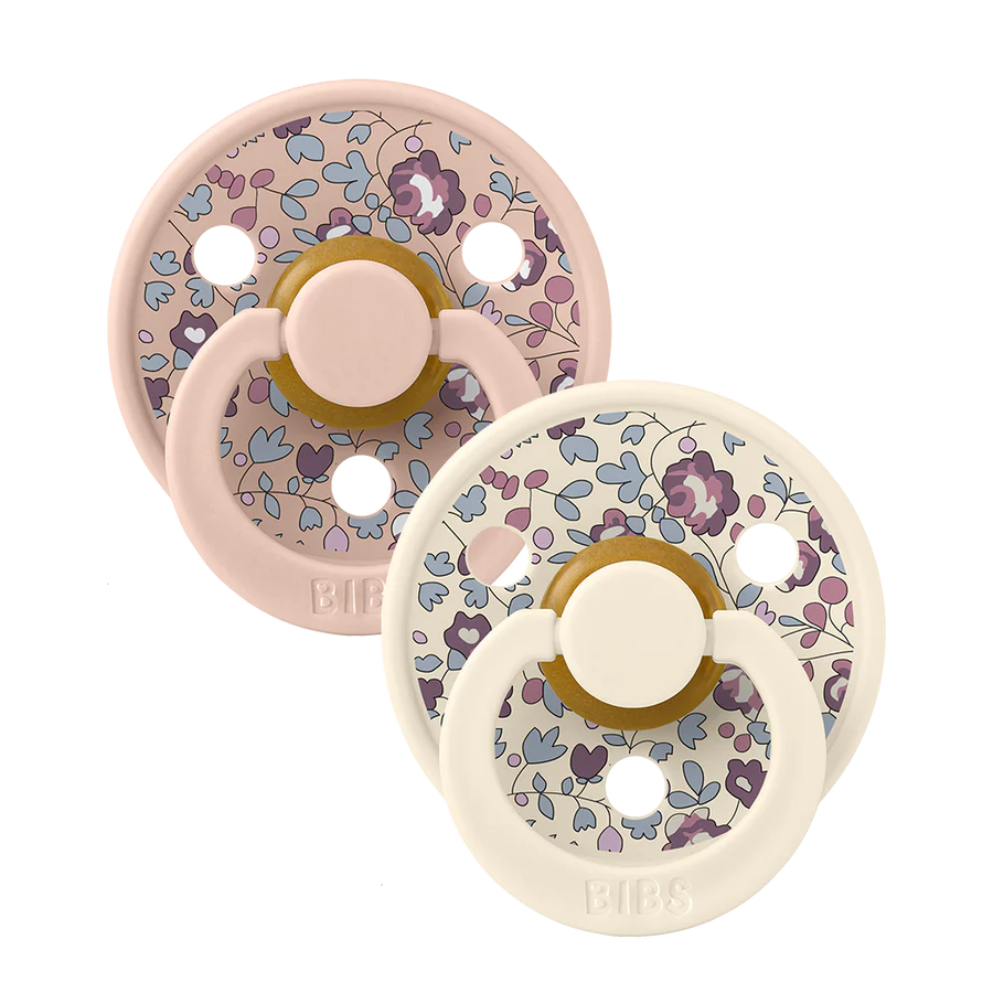 Bibs x Liberty - Lot de 2 tétines Eloise - Blush Mix - Taille 2
