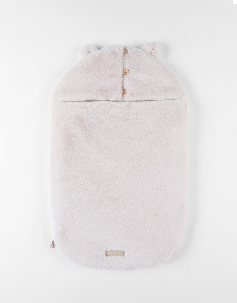 Noukie's - Nid d'ange Jersey et fausse fourrure - Sable