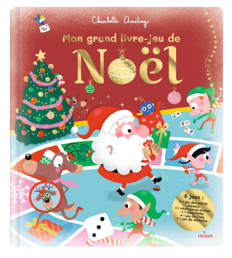 Mon grand livre-jeu de Noël - Editions Milan