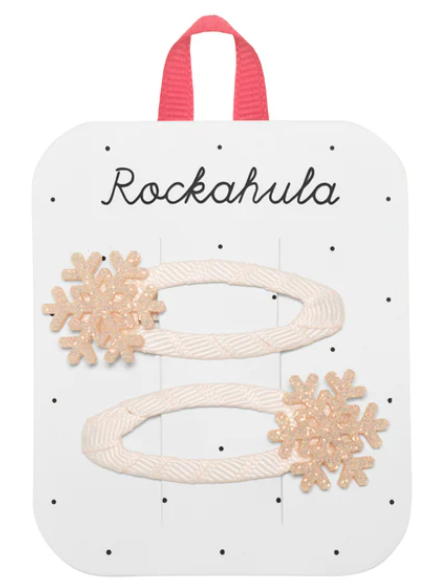 Rockahula - Lot de 2 pinces à cheveux - Shimmer Snowflake