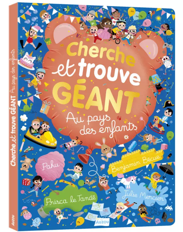 Auzou - Cherche et trouve géant - Au pays des enfants