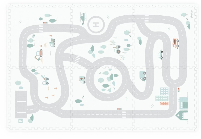Play&amp;go - Tapis de jeux 2 en 1 - Roadmap/Icons