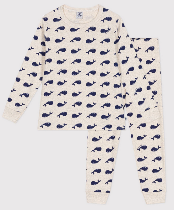 Petit Bateau - Pyjama - 2 pièces - coton imprimé baleines