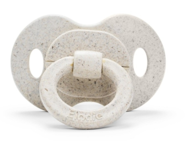 Elodie Details - Tétine en bambou - Silicone - Lilly white (3 mois et +)