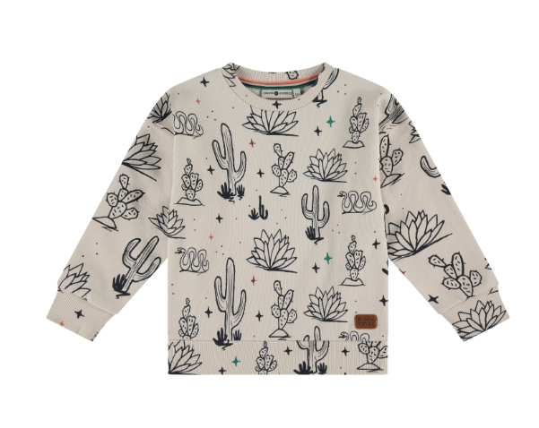Stains & Stories - Sweatshirt garçon  - Motifs cactus