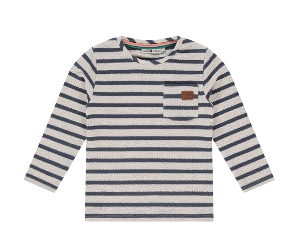 Stains &amp; Stories - T-shirt ligné garçon - Night