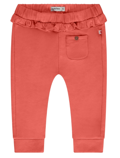 Babyface - Pantalon à volants fille - Grapefruit