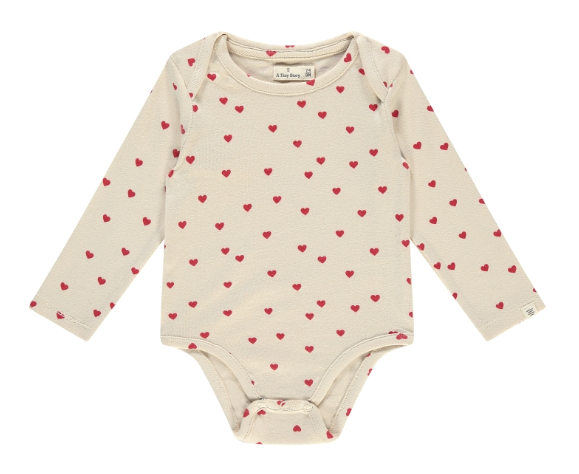 A Tiny Story - Body motifs coeurs - Pearl