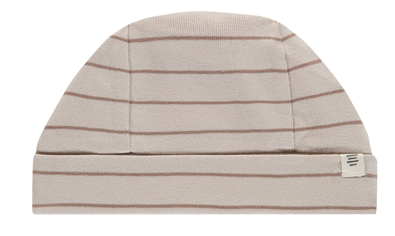 A Tiny Story - Bonnet de naissance ligné - Pearl