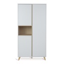Quax - Loft Armoire 2 portes - Blanc