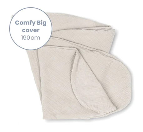 Doomoo - Housse pour coussin d'allaitement Comfy big tetra - Almond