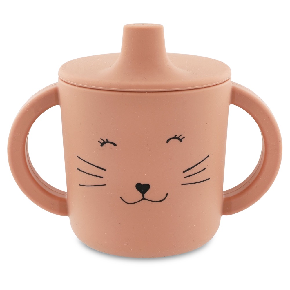 Trixie - Tasse d'apprentissage en silicone - Mrs. Cat