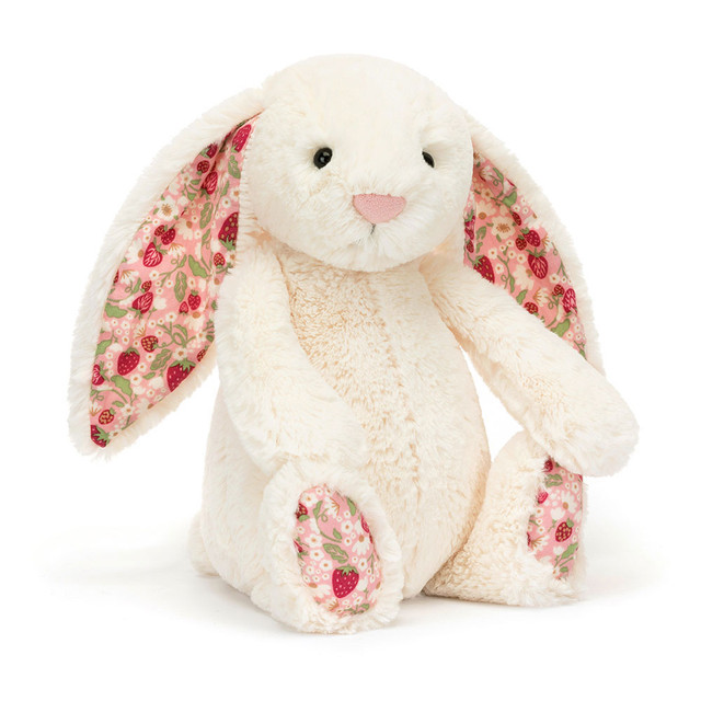 Jellycat - Lapin crème fleuri Berry - Small