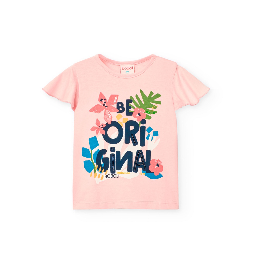 Boboli - t-shirt tricot - fille