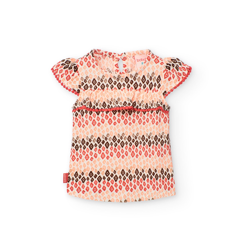 Boboli - T-shirt tricot imprimée pour fille