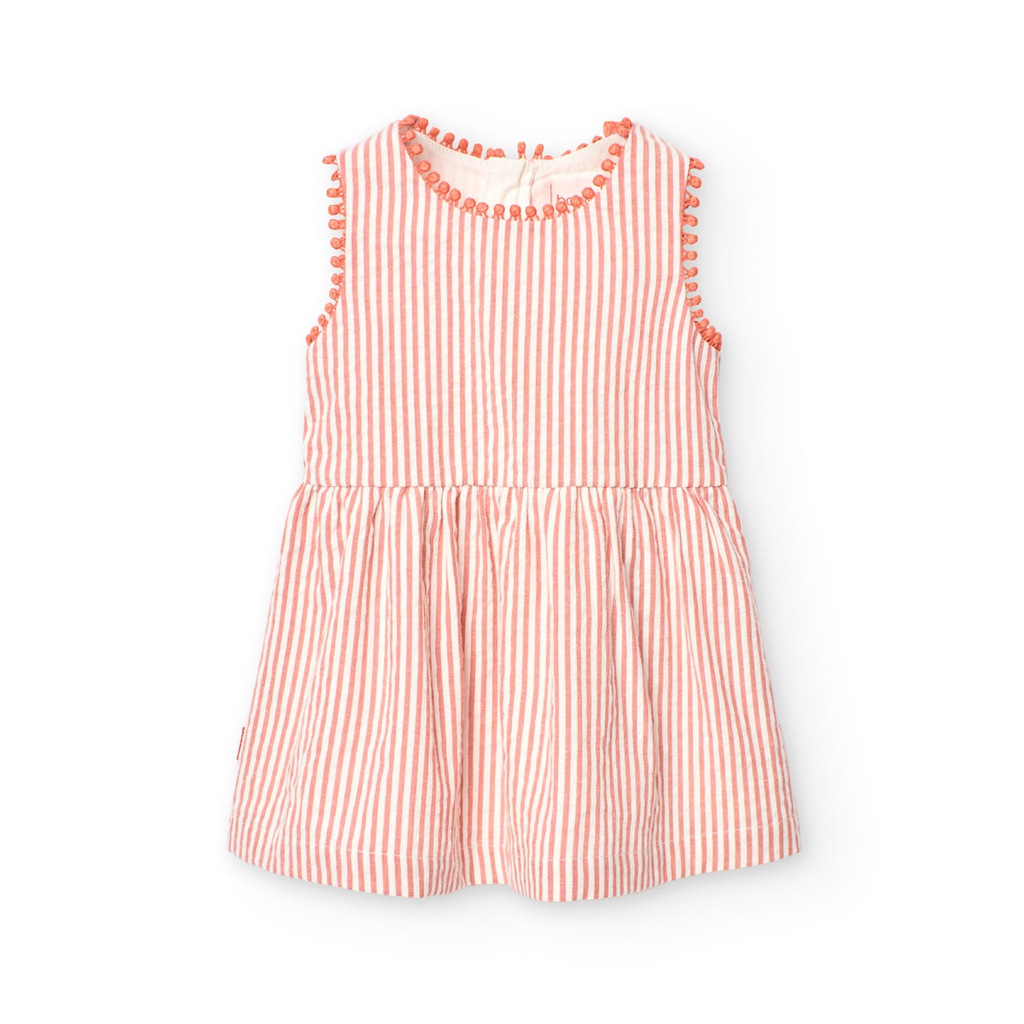 Boboli - Robe en popeline à rayures - fille