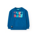 Boboli - sweat bleu pour garçon
