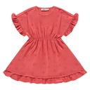 Stains &amp; Stories - Robe manches courtes fille - Scarlet