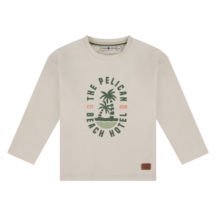 Stains &amp; Stories - T-shirt à longues manches garçon - Palmiers