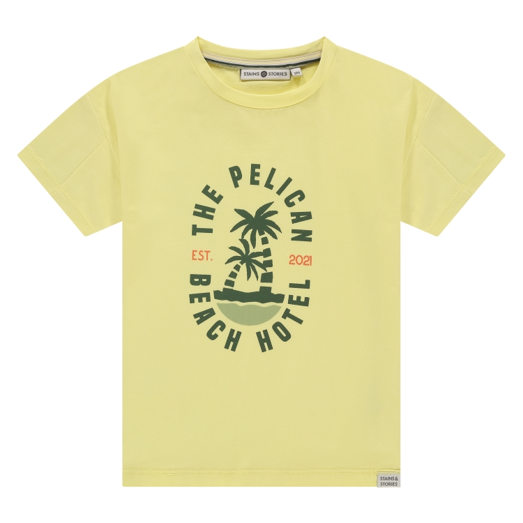 Stains &amp; Stories - T-shirt garçon - Jaune