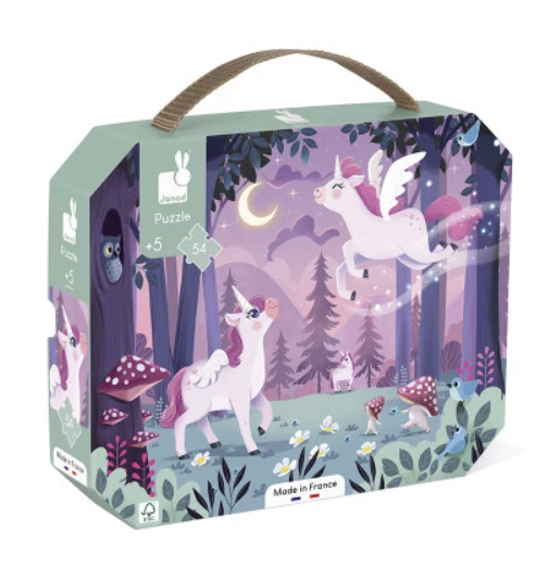 Janod - Puzzle Licornes - 54 pièces