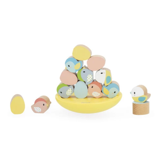 Janod - Jeu d'équilibre Oiseaux Pure