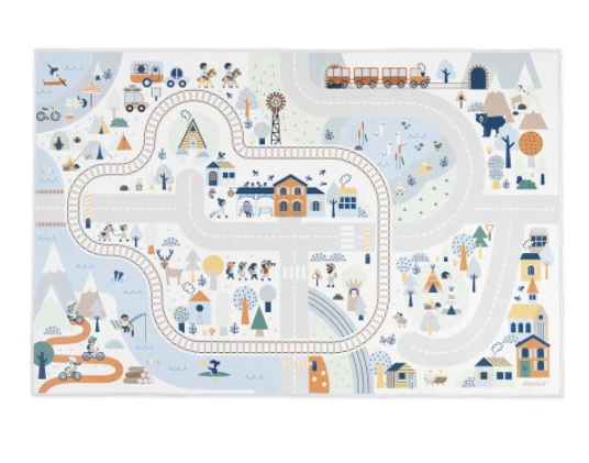 Janod - Tapis avec circuit Vallée blanche - Cross Roads