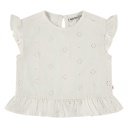 Babyface - T-shirt blanc à volants - fille