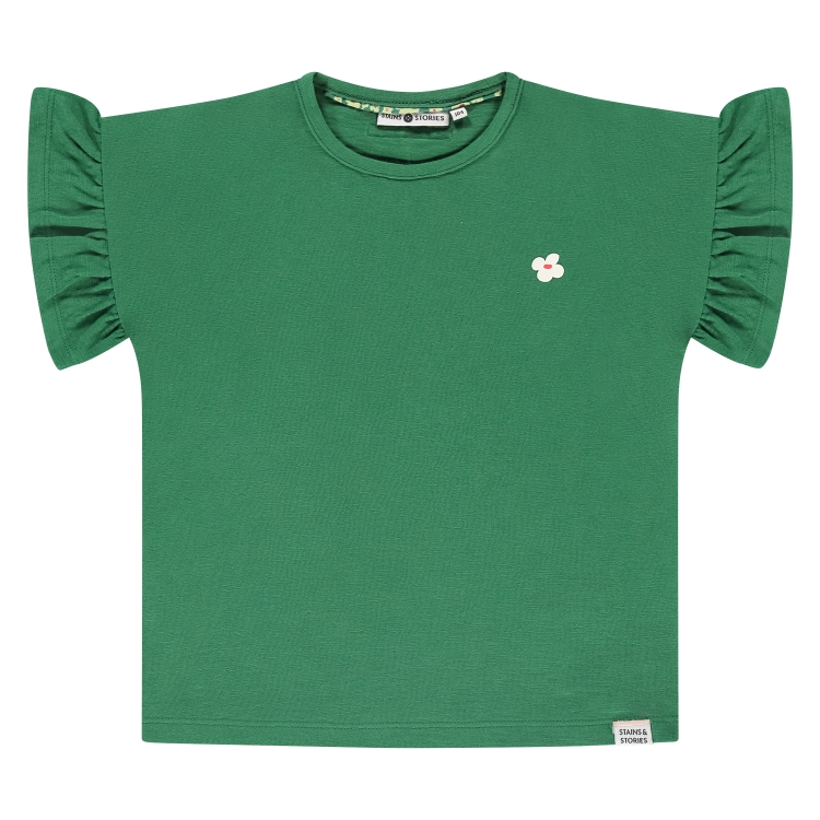 Stains &amp; Stories - T-shirt fille - Vert