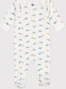 Petit bateau - Pyjama en cotton avec pieds - dinosaures