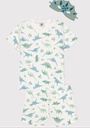 Petit bateau - Ensemble pyjama short + masque - dinosaures