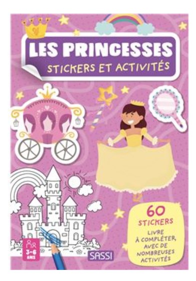Sassi - Stickers et activités - Les princesses