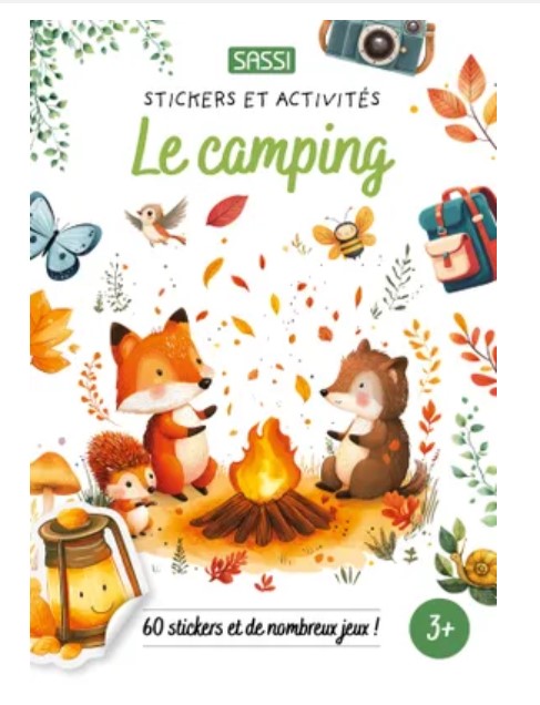 Sassi - Stickers et activités - Le camping