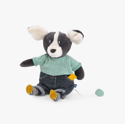 Moulin Roty - Chien Puce musical - Puce & Pilou