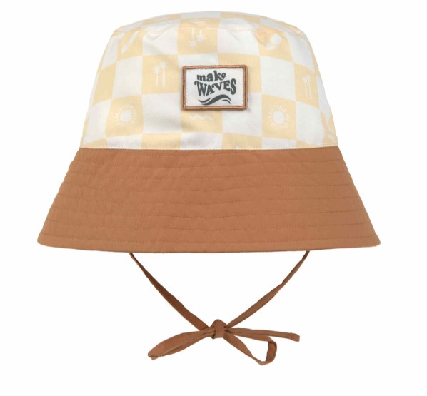 Lassig - Bob anti-uv - Carreaux vanille/écru