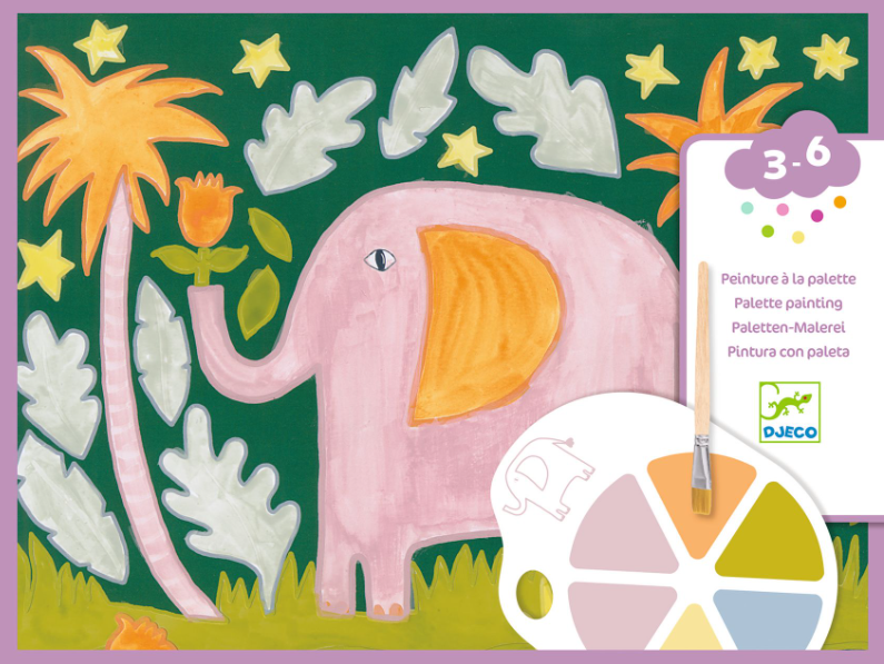 DJECO - Peinture à la palette - Les Sauvages