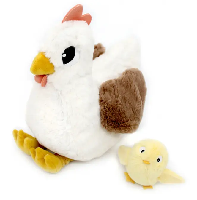 Les Déglingos - Pioupiou poule maman/bébé Les Ptipotos