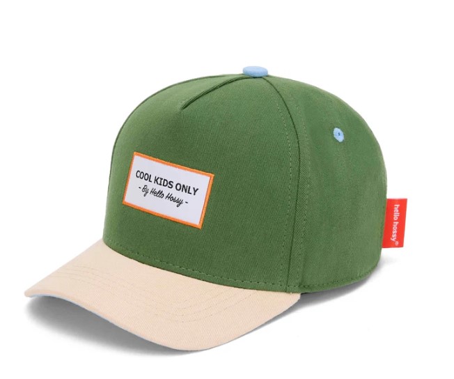Hello Hossy - Casquette Verte/ taupe - Mini Oléa