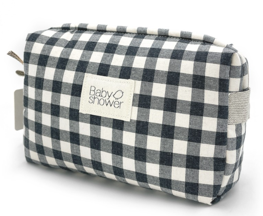 Babyshower - Trousse de toilette - Vichy Damier