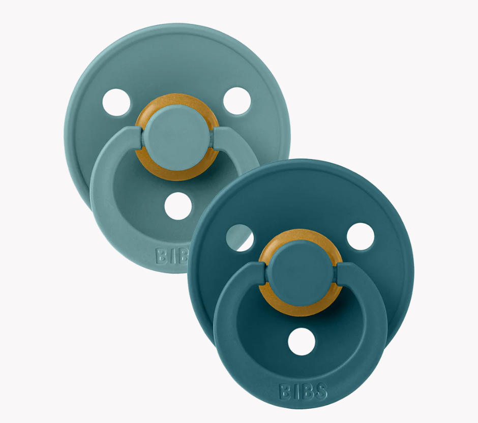 Bibs - Lot de 2 tétines symétriques - Island Sea/Forest Lake - Taille 1