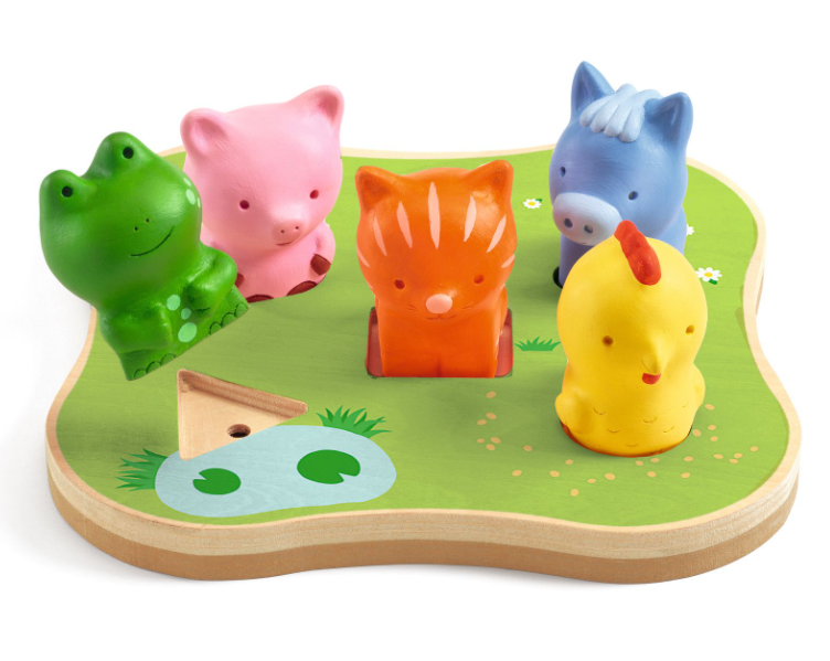 Djeco - Puzzle sonore Caconimo - 12 mois +