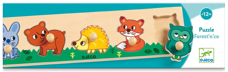 DJECO - Puzzle Forest'n'co - 1 an +