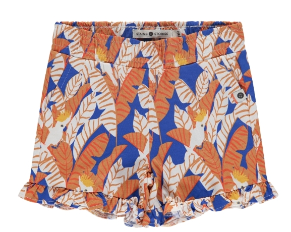 Stains & Stories - Short fille - Cobalt